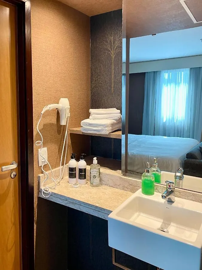 Flat Particular Incrivel No Hotel Wynd Ibirapuera Antigo B Convention Сан-Пауло